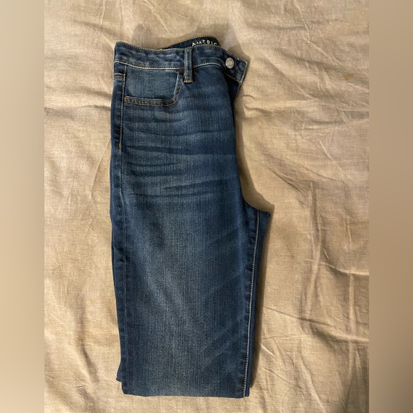 American Eagle Mid Wash Jegging - 10 LONG - Picture 5 of 5